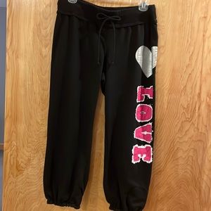 Joe Boxer Capri Black Onyx Joggers Large
